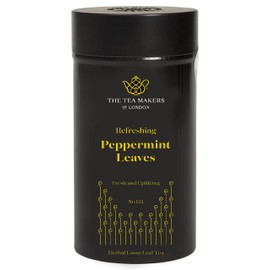 The Tea Makers of London Peppermint Leaves Herbal Loose Leaf Tea 50g Caddy