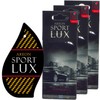 Air Freshener Areon Sport LUX Quality Perfume/Cologne Cardboard Car Platinum-3pk
