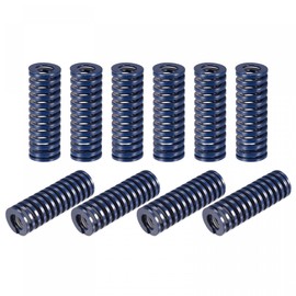 sourcing map Tool Spring Compression Springs 16 mm Outer Diameter 45 mm Long Spiral Embossing Light Load for Electrical Parts of 3D Printers Blue Pack of 10