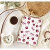 OXW Coquette Pink Bow Notebook Journal, Pink Cherry Planner Cute