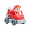 CoComelon, CCM131 4-Piece Brick Construction Vehicle with Figure J.J Fire