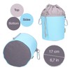 trendfinding Canvas Fabric Clothes Peg Bag with 2 Carabiner Hooks