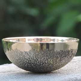 HealthGoodsIn Bronze (Kansa) Vatki Cup Foot Massager for Ayurvedic Detox - Relaxation and Deep Cleaning