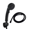 Black Hand Shower Head Set, Biveah 5 Mode Spray RV