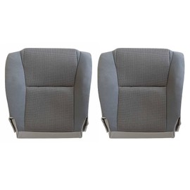 Priprilod Gray Cloth Driver & Passenger Side Bottom Replacement Seat Cover Compatible with Toyota Tacoma 2009 2010 2011 2012 2013 2014 2015