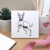 'Cornish Rex Cat' 108mm Square Ceramic Tile (TD00028314)
