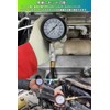 YFFSFDC Gasoline Engine 8PCS Compression Gauge Compression Tester Kit 300PSI