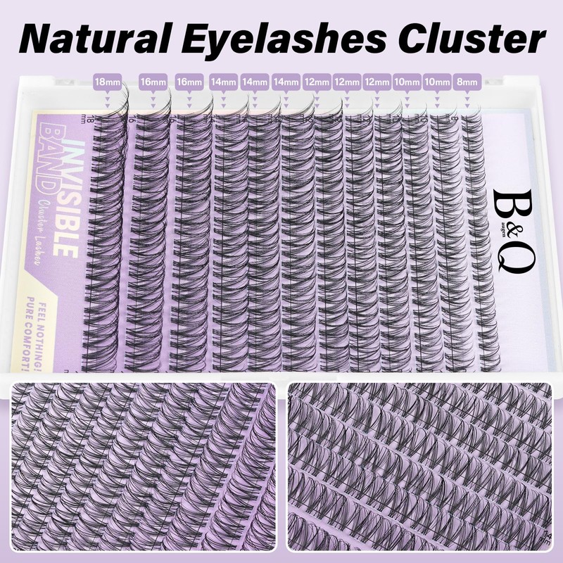 Venus Lash Clusters Kit 8-18 MIX Natural Lashes Clusters Manga