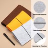 PATIKIL A6 Felt Binder, 6 Ring Soft Cover Refillable Notebook