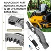 FENXDN 2 Pcs 539120079 Brake Arm Compatible with Husq2 Pcs
