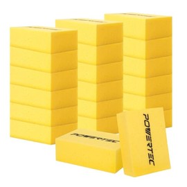 POWERTEC Large Square Grout Sponge – Professional Tile Grout Removal Cleaning Sponge – Heavy-Duty Absorbent Sponge, Multi-Purpose Cleaning Tool for Floors, Kitchen, and Bathroom – 20PK (72106-P5)