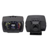 Black Vehicle HUD Display Multifunction OBD HUD Gauge 9 Alarm
