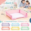 Set of 12 Pastel Turn in Trays for Teachers Stackable