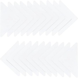 40Pcs Collar Stays for Men's Dress Shirts, No Curl Collar Polo Shirt Collar Stays, Instantly Peel Plastic Collar Anti-Warping Edge Sticker for Shirts and Polo Shirts Accessories