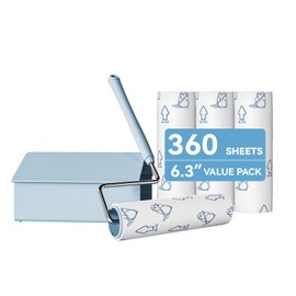 JOJOCLEAN Large Lint Roller for Furniture, Pet Hair, Clothes, Extra Sticky, 6.3'' Giant Lint Roller