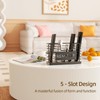 GIGIFTREE Remote Control Holder, 5-Slot TV Remote Holder Wall Mount