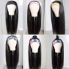 Pizazz Headband Human Hair Wigs for Black Women Full 150%
