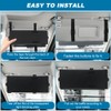 UV400 Sun Visor Extender for Car, 3-Piece Anti-Glare Kit with