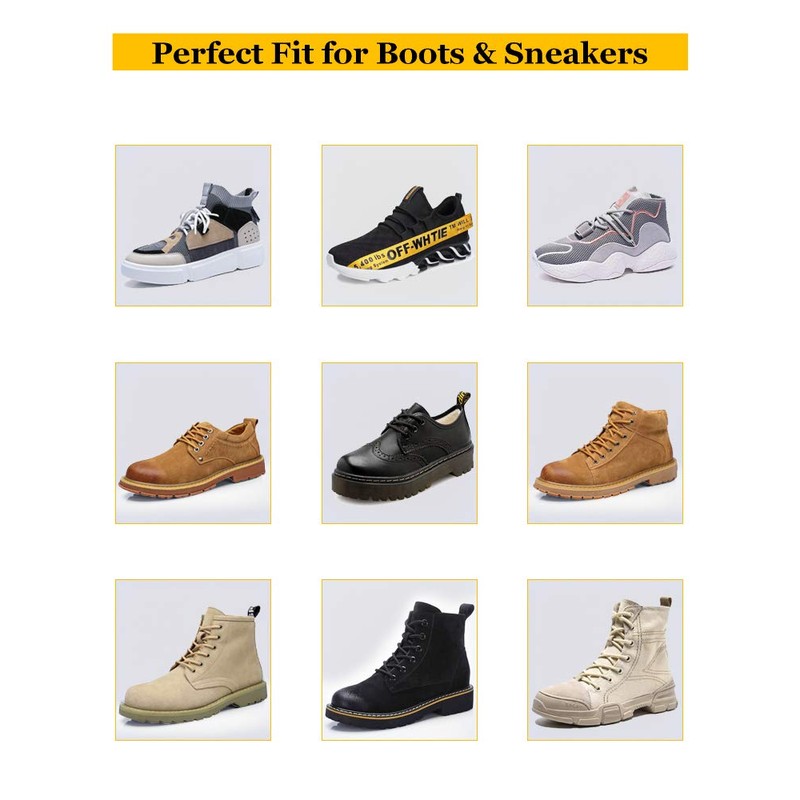 Shoemate Solid Color Round Shoe Laces for Sneakers, Boots and