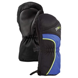 HEAD JR BOY'S SNOW SKI MITTEN GLOVE (BLACK/BLUE/RAVE GREEN, XS)