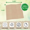 Brown Organic Unbleached Z-Fold Paper Towels 1250ct | 100% Post-Consumer