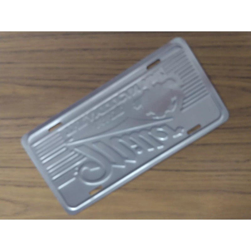 Vintage Miller License Plate Embossed Metal New Old Stock Beer