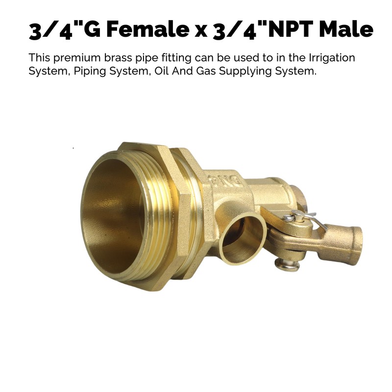 Float Valve, 3/4" 304 Stainless Steel Float Ball Valve with