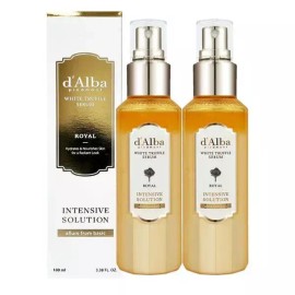 Seller Hub [셀러허브]달바 홈쇼핑 로얄 인텐시브 미스트 세럼 100ml 2병 화이트 트러플 시즌5 (S16480247) [SellerHub] Dalba Home Shopping Royal Intensive Mist Serum 100ml 2 Bottles White Truffle Season 5 (S16480247) [Serum 100ml + 100ml]