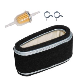 JJDD Carkio 11013-2110 Air Filter Fuel Filter Clamps for Kawasaki FC400V FC420V 14HP 4 Cylinder Engine John Deere M97211 M74285 LX172 LX176 GT242 170 175 240 245 Lawnmower, 1 Set of set