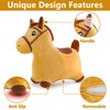 iPlay, iLearn Bouncy Pals Hopping Horse, Toddler Girl Boy Inflatable