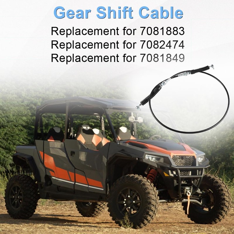 WMPHE Shifter Gear Shift Cable Replacement for 7081883 7082474 Compatible
