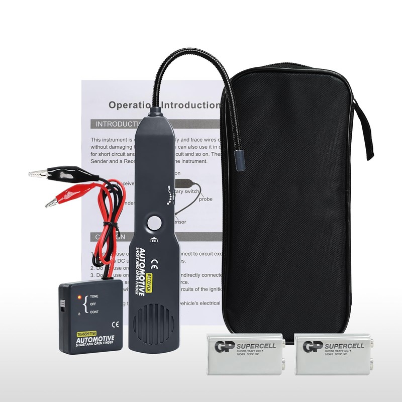 JuviPerpric Cable Tracker Electrical Circuit Tester, Automotive Short and Open