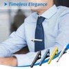 Tie Clips,4 PCS Long Tie Bar Clip Set for Men