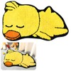 Drydiet Yellow Duck Bath Mat Microfiber Shower Bathroom Rug Non