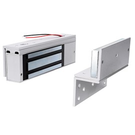 Electromagnetic Lock with Z and L Bracket 1200LBS 500KG Holding Force Electric Magnetic Door Lock 12V Fail Safe NC Mode for Access Control System