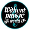 CafePress Music Quote Treble Clef Medium Die Cut Sticker, 5.75"