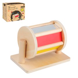 Montessori Spinning Drum Montessori Toy for Infants 6-12 Months 1 Year Old Babies Toddlers Best Baby Gift Idea