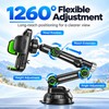 Suction Cup Car Phone Holder for Hands-Free Driving – Adjustable