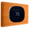 Hickory Wood Rectangle Wall Plate for Ecobee Smart Thermostat Enhanced