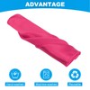 sourcing map 24pcs Rose Red Satin Table Napkins Polyester Square