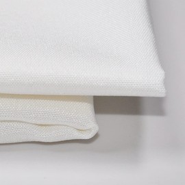 Yutone 59" Wide 4.0 OZ Fabric by 100% Polyester All-White Solid Col Fabric, for Party Derss by The Yard (36Inch & All-White)
