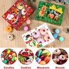 Patimate 24pcs Christmas Cookie Boxes for Gift Giving, 3 Style