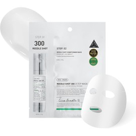 VT COSMETICS 2 Step Mask ReedleShot 300, Cica Reedle, Korean Skincare (1 Sheet Mask + 0.05 oz Cream)
