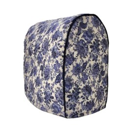 Simple Home Inspirations Blue Floral Cover Compatible for Kitchenaid Mixer, Stand Mixer Cover (Mini)