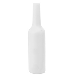 Bartender Practice Bottle Silicone Shatterproof Falling Resistant Soft Bartending Performance Training Bottle White