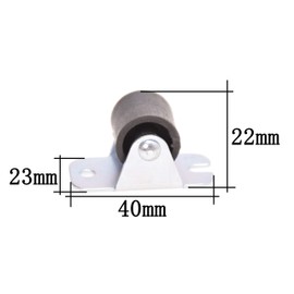 Set of 4 Furniture Castors Bed Box Castors 18 mm