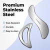 Holisttech 2-Piece Muscle Scraper Tool Set for IASTM Therapy -
