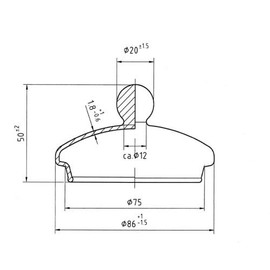 trendglas JENA 400422 Lid with Knob