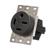 PLUGTUL NEMA 15-60R Flush Mounting Receptacle, 60Amp Receptacle Outlet, Straight
