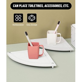 mumisuto Instant Dry Sink Organiser, Diatomite Stone Sink Caddy, Instant Dry Sink Organiser, Cupboard Organiser, Kitchen Sponge Holder, Kitchen Sink, Kitchen Organiser (White)